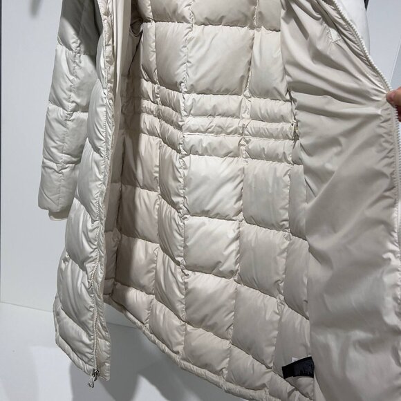 The North Face Metropolis II Parka Winter Jacket 550 Vintage White Womens Small - Picture 7 of 12